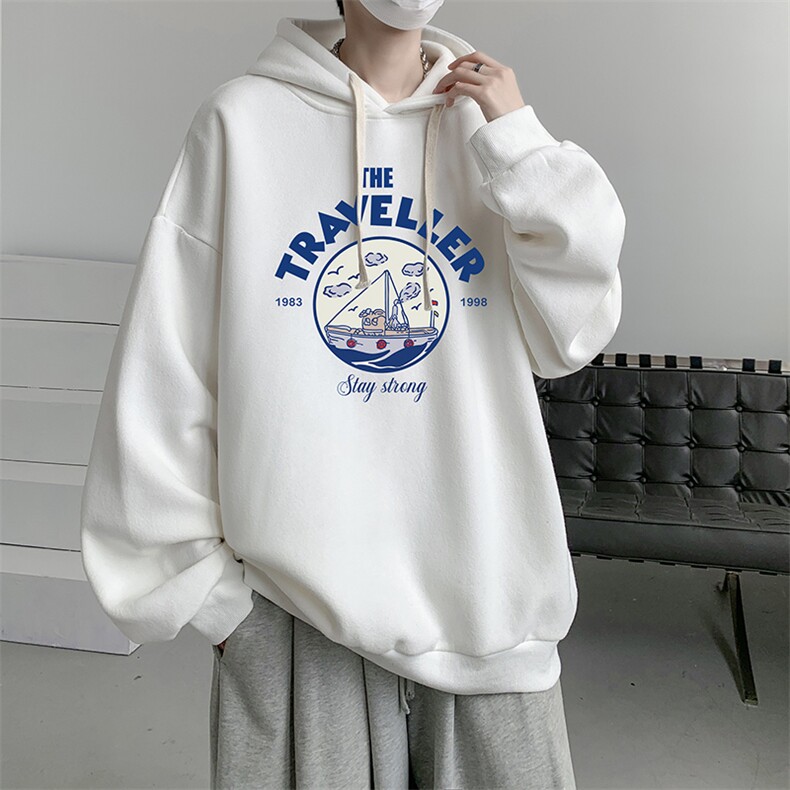 连帽卫衣男大码胖子帽衫大号运动服WY2410-P35,男装卫衣,电商A040
