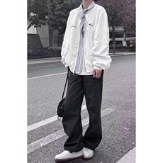 新品假两件外套男春秋美式覆古绣花学院风潮流夹克JK223，男装夹克，星座1116A（原606A-3）