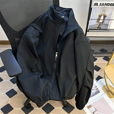 户外徒步冲锋衣夹克男春秋潮高级感结构宽松飞行员外套HHD697P60，男装夹克，星座1013-5