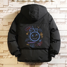 控128加绒面包服男大码羊羔毛衣男MY16180-P100，男装棉衣，电商A040A