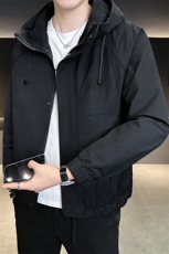 连帽外套男2025秋季新款男装夹克C317-85218-P125，男装夹克，电商C317