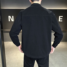 JK901-P802025秋季新款男士牛仔外套时尚百搭青年夹克上衣，男装工装外套，星座507A（原星座306B-2）