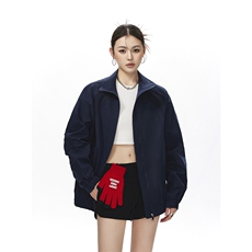 美式罗纹拼接袖子褶皱大码M-5XL教练夹克女JK78056P69控105，女装短外套，星座226-1