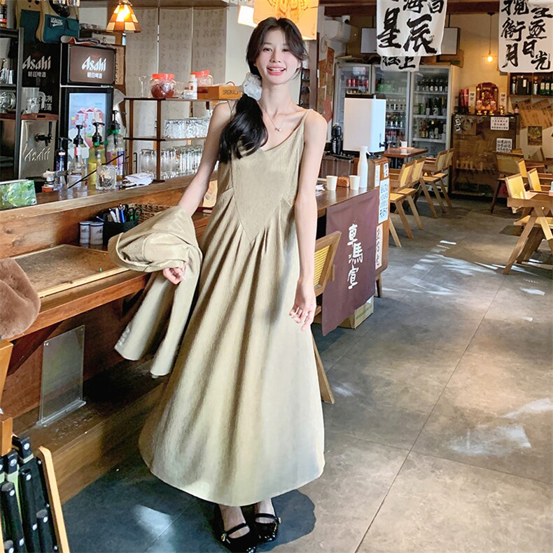 【】2026春装时尚西装吊带连衣裙两件套套装C62-P155K218,女装套装/套裙,2C332