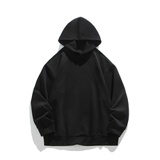 美式复古基础款上衣简约宽松连帽卫衣男W4678-P38【特价】，男装卫衣，电商A007-1