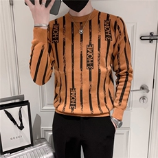 网红毛衣男士秋冬季2024新款韩版修身痞帅时尚休闲打底针织衫S239，男装针织衫/毛衣，星座1116A-2（原606A-1）