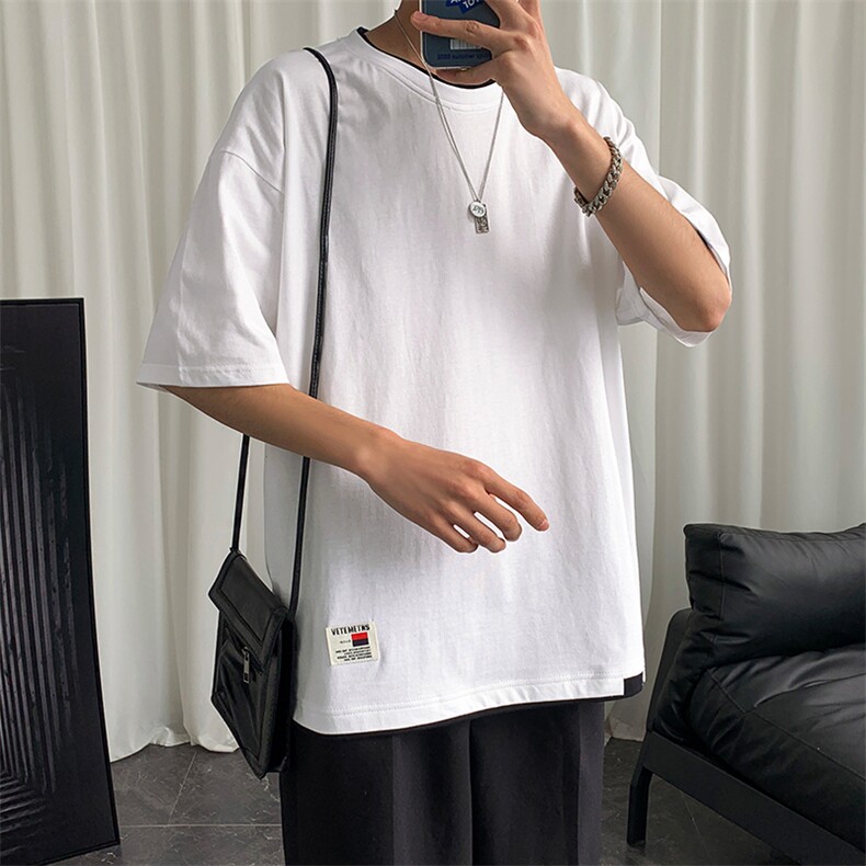 夏季短袖破领纯色TC305-P25,男装T恤,星座717