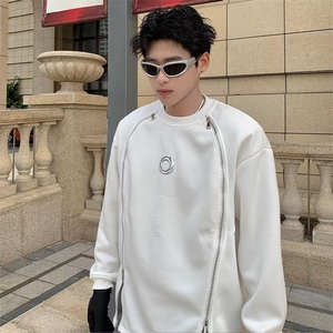 卫衣男潮ins港风潮流圆领小众设计款 EG104 P46图片