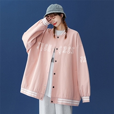 ！春季潮流宽松休闲百搭夹克情侣棒球服外套G212P65控88，男装夹克，A247A