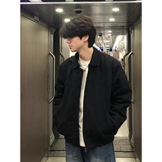 FF3448-P582025春秋高级感cleanfit宽松帆布工装夹克，男装夹克，电商B323A