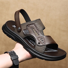 X5036-p105凉鞋男士新款休闲厚底沙滩凉鞋夏季外穿两用拖鞋，男鞋凉鞋，星座1407-3