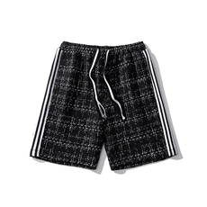 1白底短裤男大码M-5XL中性风男士中裤男潮流五分裤DK8797P40控59，男装牛仔裤，星座226-2