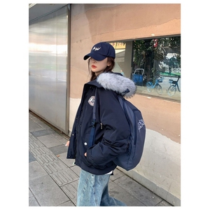 羽绒棉服冬季加厚美式棉衣情侣工装派克服棉袄外套M508-P118网图图片