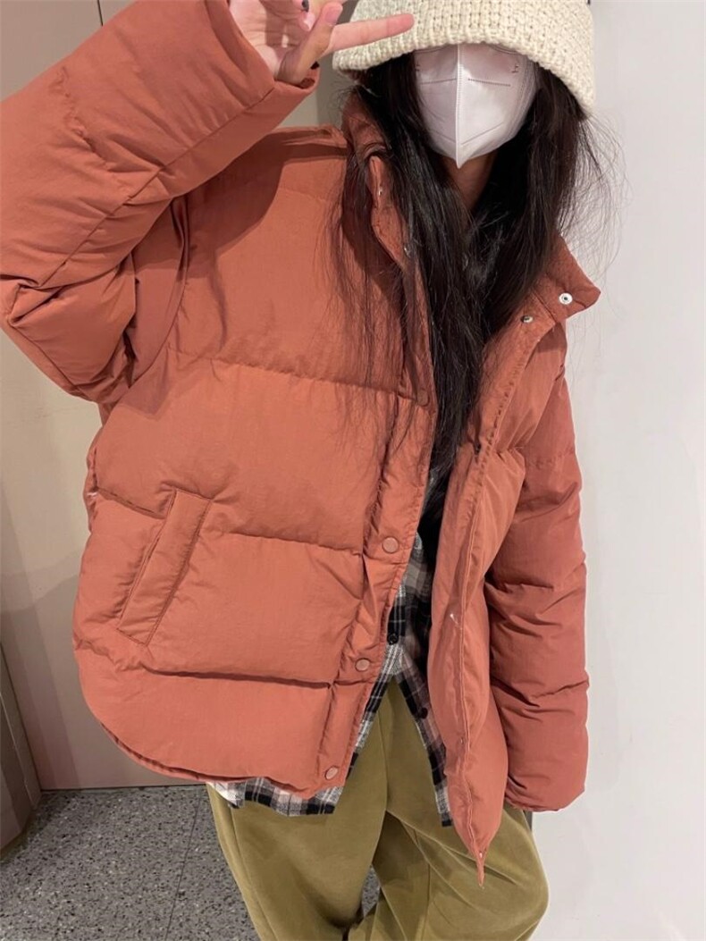 亮色羽绒服外套，女装羽绒服，Double Seven