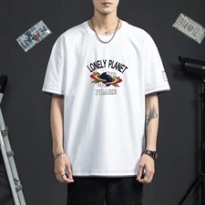 男圆领T恤宽松短袖J2229P28图片