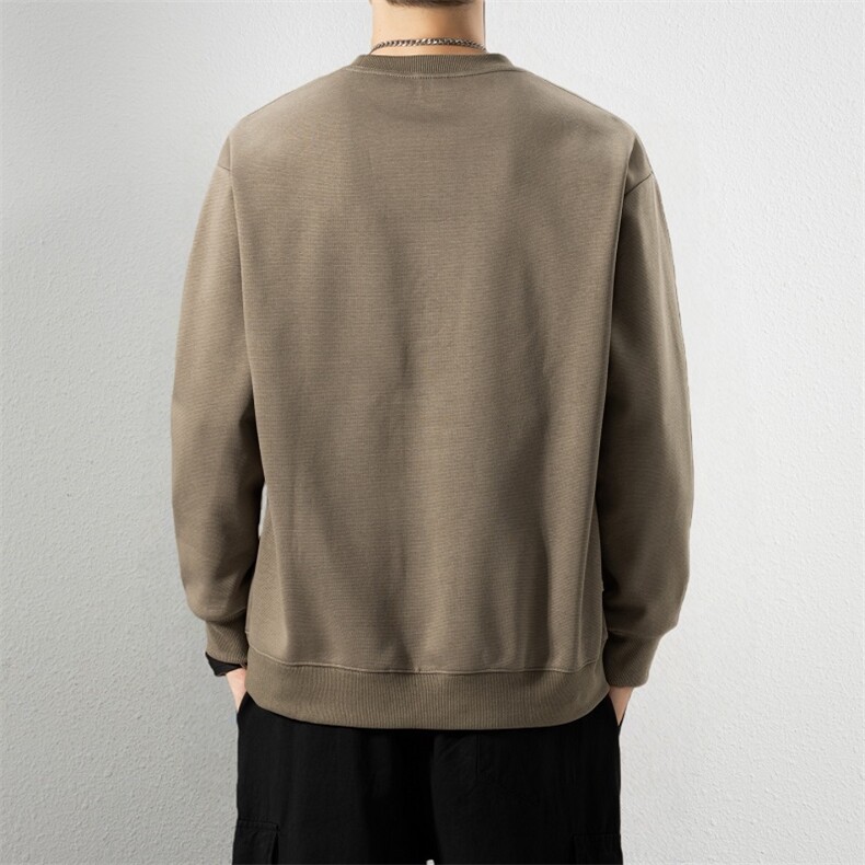 春季男青年休闲百搭圆领卫衣男士长袖T恤打底衫JV6099-P53,男装T恤,星座1105-3
