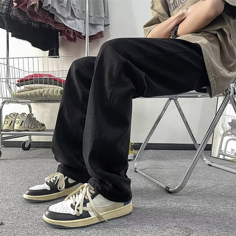 2024春季新款复古扎染牛仔裤潮牌水洗做旧微喇裤现货K7747-P50,男装牛仔裤,星座512-3