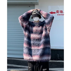 美式复古秋冬2024款重磅软糯圆领毛衣男潮牌宽松百搭情侣针织上衣，男装针织衫/毛衣，星座410-7