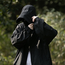 港风大码日系夏季男女情侣款连帽防晒服外套XZ213-FS998-P55控78，男装防晒衣，星座213