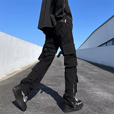 日系潮潮流宽松型时尚潮牌ins休闲裤青春流行春秋男长裤慵懒，男装休闲裤，星座716-4