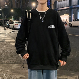 S6232-P28  秋季圆领卫衣男大码韩版宽松长袖外套图片