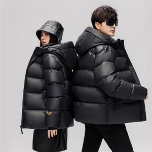2023原版黑金羽绒服帅气男加厚工装连帽保暖白鸭绒外套yr301-P120图片