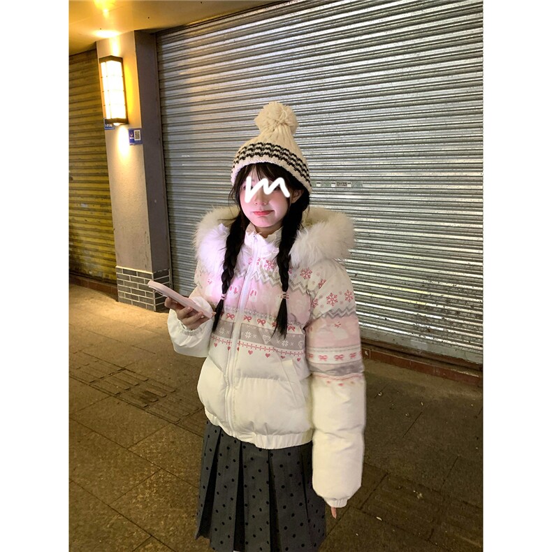 1506A/G78180/P89新款冬季费尔岛印花高级感面包服上衣,女包手腕包,星座1506A