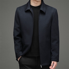 CSYM98612钱塘2020-2中年男士冬季厚款商务休闲简约夹克P265，男装夹克，钱塘207-2