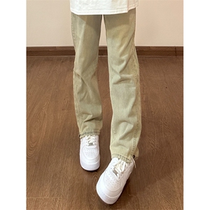 【有货】黄泥色517弯刀牛仔裤美式复古cleanfit裤子N8025LL-特P40图片
