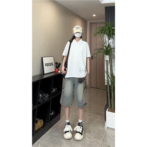 PL9011-P28-控48-现货POLO衫男短袖T恤潮牌纯色翻领透气网眼图片