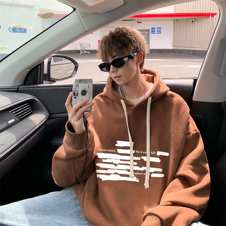 连帽卫衣男大码胖子帽衫大号运动服WY2445-P35,男装卫衣,电商A040