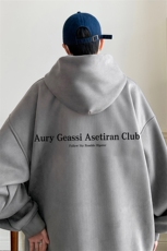 ！麂皮绒连帽卫衣直播品质重磅400克Aury印花JL7110-P45，男装卫衣，星座508（原C305）