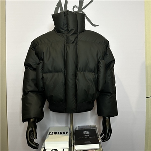 韩系新款立领短款面包服棉袄冬季宽松保暖纯色T126-P90图片