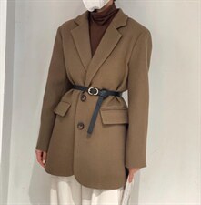 精纺羊毛小西装，女装西装，驿谷