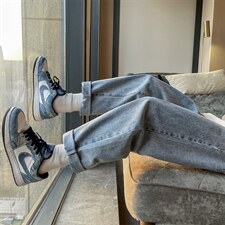 春夏新品直筒牛仔裤男潮流韩版简约百搭阔腿裤A080-9261-P35，男装牛仔裤，电商A080