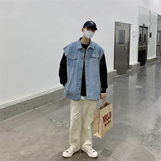 时尚男潮流百搭休闲马甲M21P45，男装背心/马甲，星座1116-2