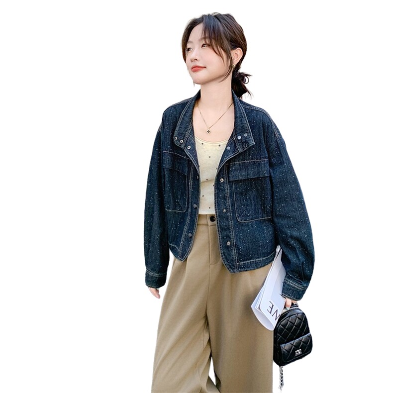 独特设计感复古女休闲洋气炸街韩系短外套上衣港风6028P140K208,女装短外套,2C166