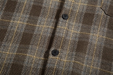 加厚磨毛呢子格子衬衫外套615-CS066-P80，男装衬衫，星座702-1