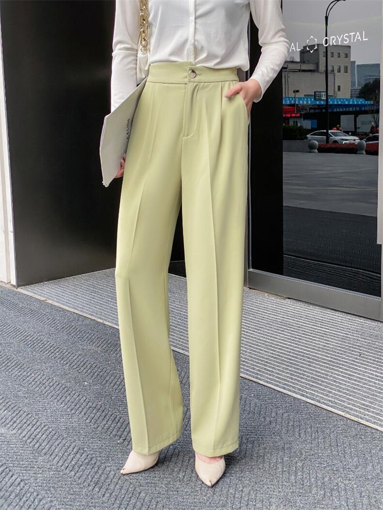 腰头不规则拖地裤四个码，女装，帛糸霓娜