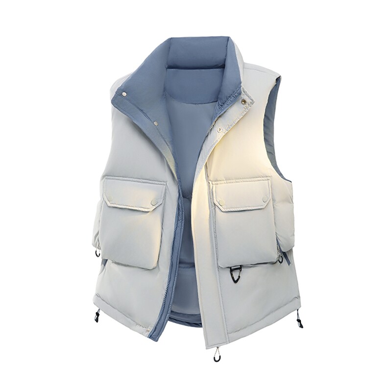 311B-1-YZ-5207-P168控239潮牌厚款羽绒马甲抗皱风防泼水抗静电，女装马甲，星座311B-1