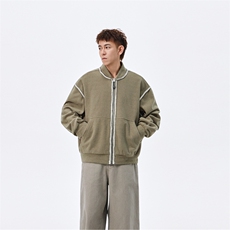 25新款港风时尚阳离子双色蜂巢个性宽松大码卫衣WY715-P6599，男装卫衣，电商B306