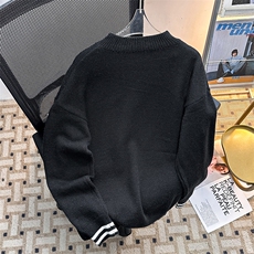 亨利领毛衣冬季宽松复古潮流慵懒情侣套头长袖针织衫MY09583-P58，男装针织衫/毛衣，星座308B-2