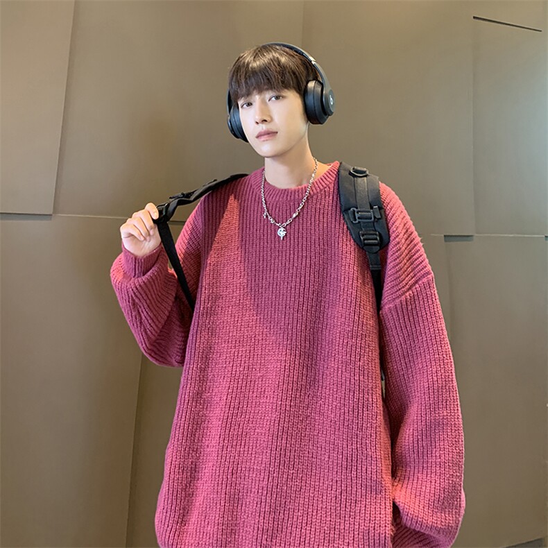 B320P48秋冬男装毛衣纯色打底衫男装休闲宽松线衫,男装T恤,星座512-6