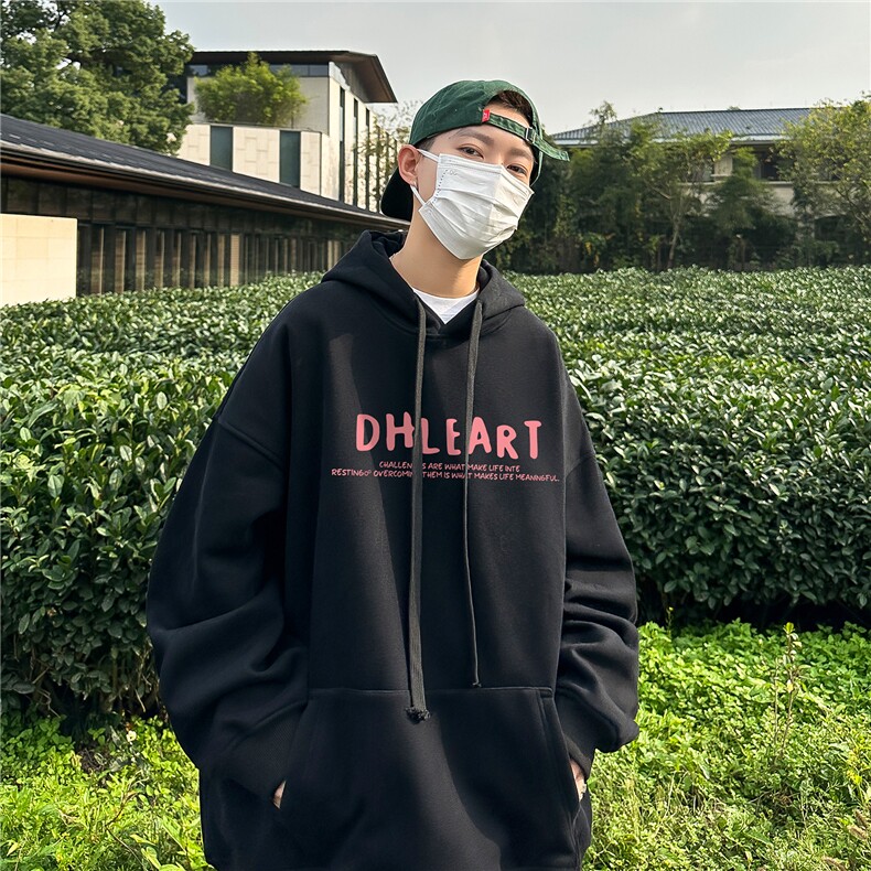 抖音供货、复合重磅400克现货连帽卫衣宽松上衣FM418-P45,男装卫衣,星座610B-1