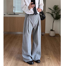 细条纹西装休闲裤打折设计D328-AK7709-P68，男装西服套装，电商D328