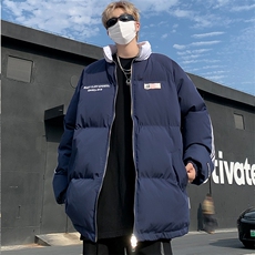 棉服外套男韩版潮流高街帅气冬季保暖2024新款ins棉衣MF236-P83，男装棉衣，星座412-3