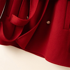 高端双面呢大衣女手工高级感2025秋冬小个子羊毛呢外套，女装双面呢大衣，优远毛呢大衣