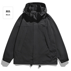 风格冲锋衣防风防水拼色情侣休闲外套夹克JK23657P-65，男装夹克，电商A128