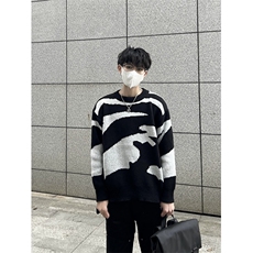 博主图cleanfit毛衣男宽松慵懒风高级感针织衫MY06-P65，男装针织衫/毛衣，星座1007（原301D）