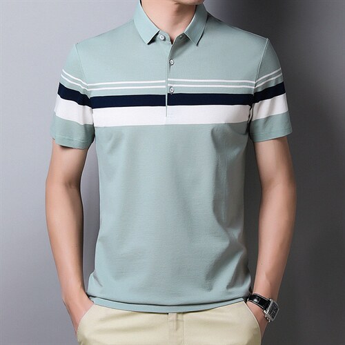 短袖t恤男POLO衫翻领夏季新款衣服打底衫时尚男士上衣男装衣服图片